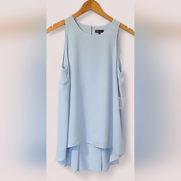 Vince Camuto Sky Blue Tank Blouse - Picture 1 of 6